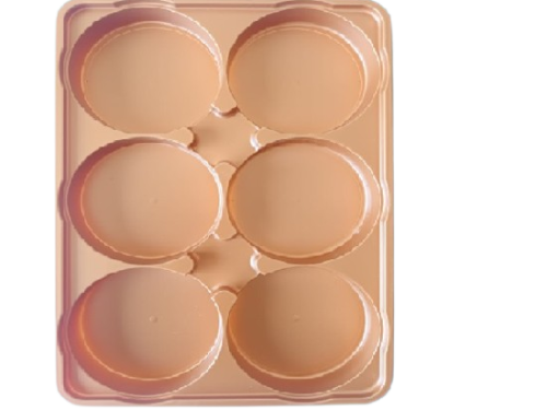 Caja alfajor 6 cavidADES DORADA