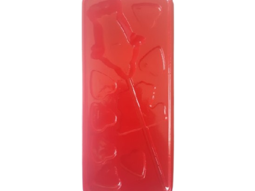 Caja rosa bombones roja