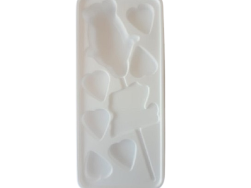 Caja rosa bombones blanca